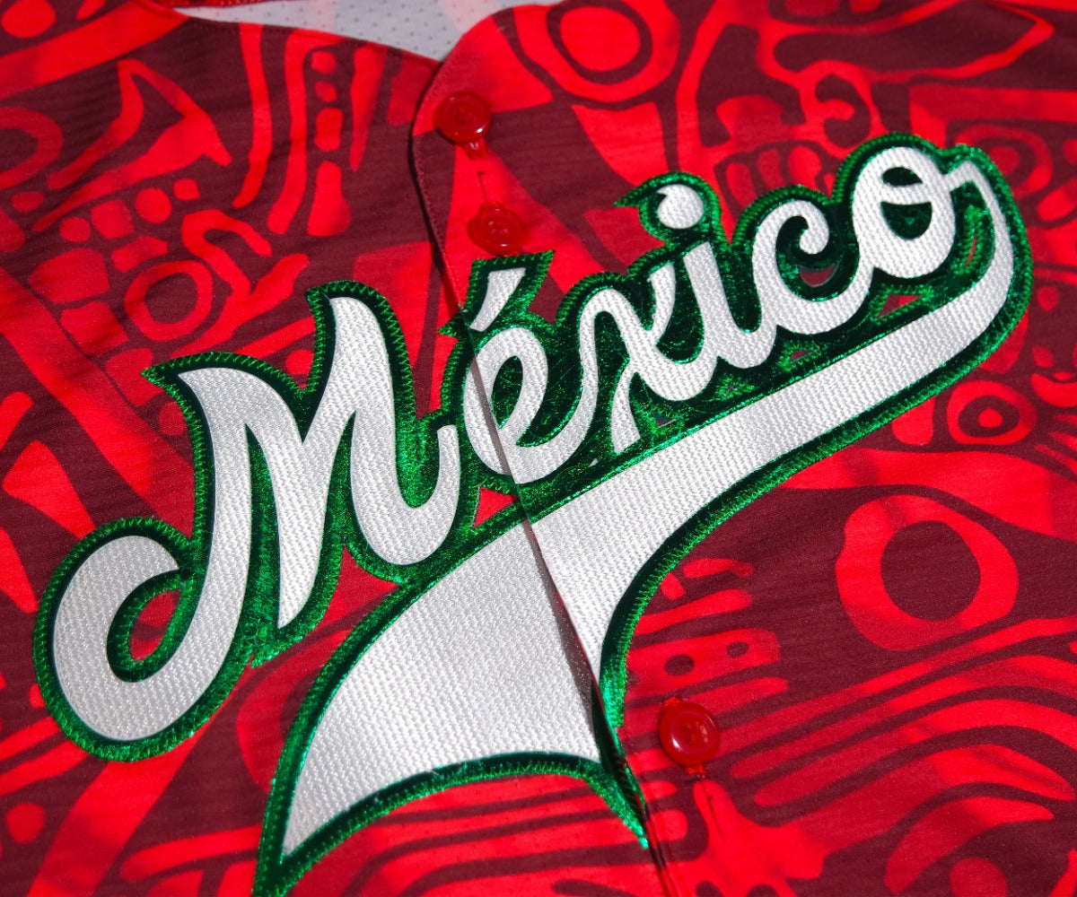 Jersey Béisbol Piedra del Sol - Edición Calendario Azteca | Personalización Premium