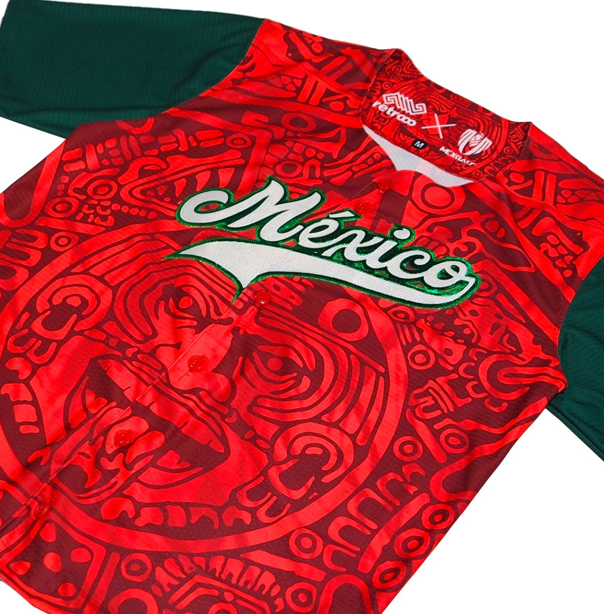 Jersey Béisbol Piedra del Sol - Edición Calendario Azteca | Personalización Premium