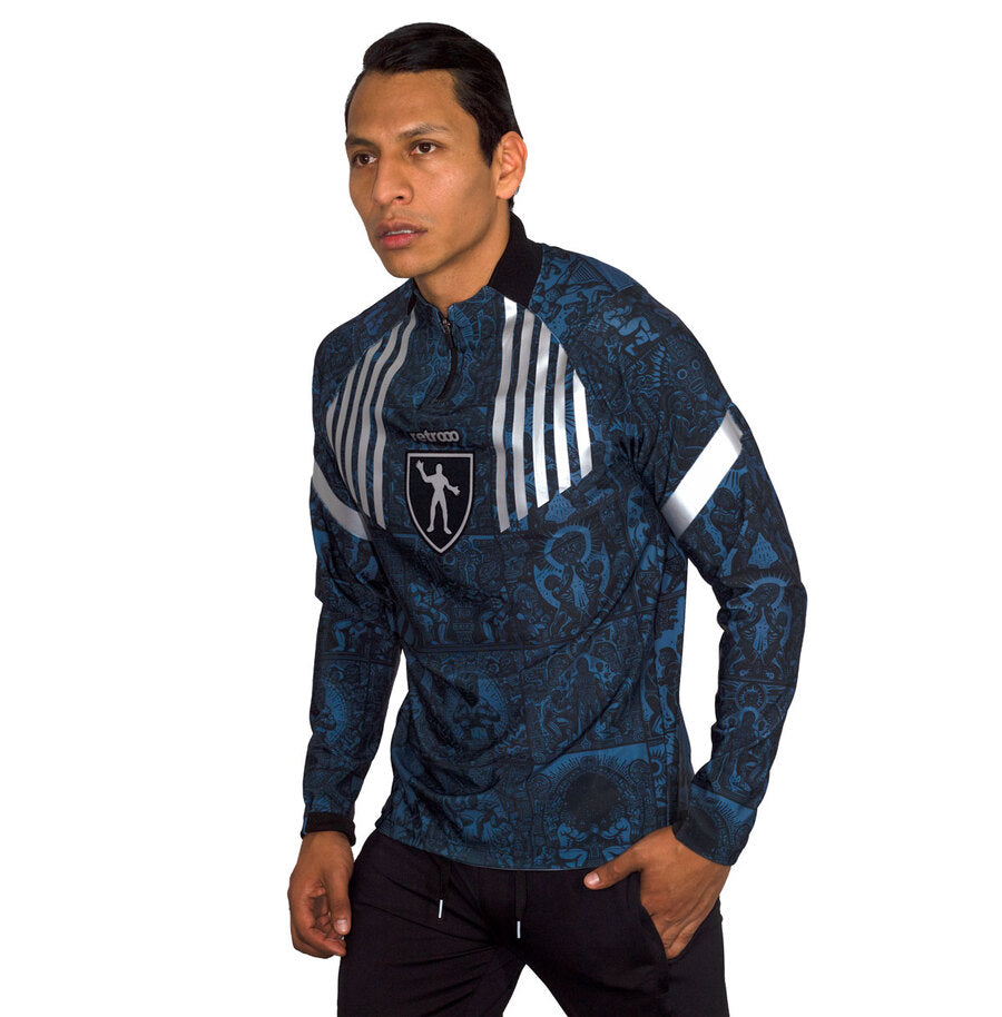 Sudadera Códices Luchadores - Edición Gladiador Azteca | Era Dorada del Ring
