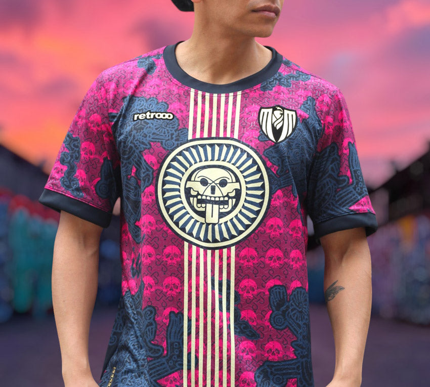 Jersey Retrooo México - Edición Tzompantli | Cultura Prehispánica Auténtica