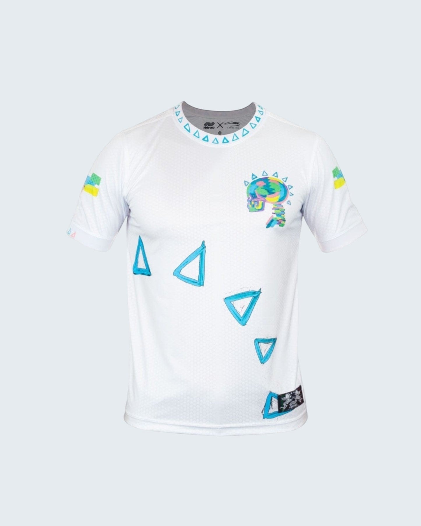 Retrooo.com Blanca / XCH Jersey Camiseta Retrooo Punk Ft. Carolina