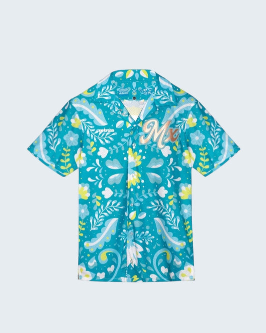Retroooclothes Jersey Camisa Hawaiana Ajolote - Edición Ajolotízate | Mitología Azteca Viva