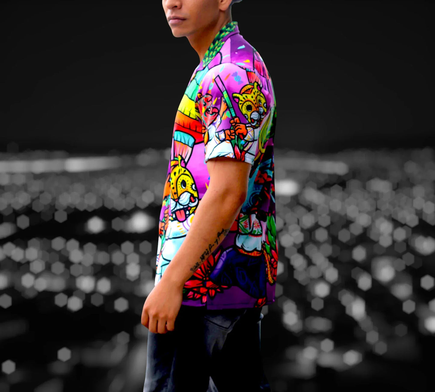 Retroooclothes Jersey Camisa Retrooo México - Hawaiana Quetzal Posada