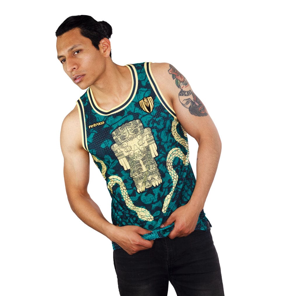 Retroooclothes Jersey Jersey Coatlicue Sin Mangas - Edición Diosa Madre Basketball | Conexión Maternal Ancestral