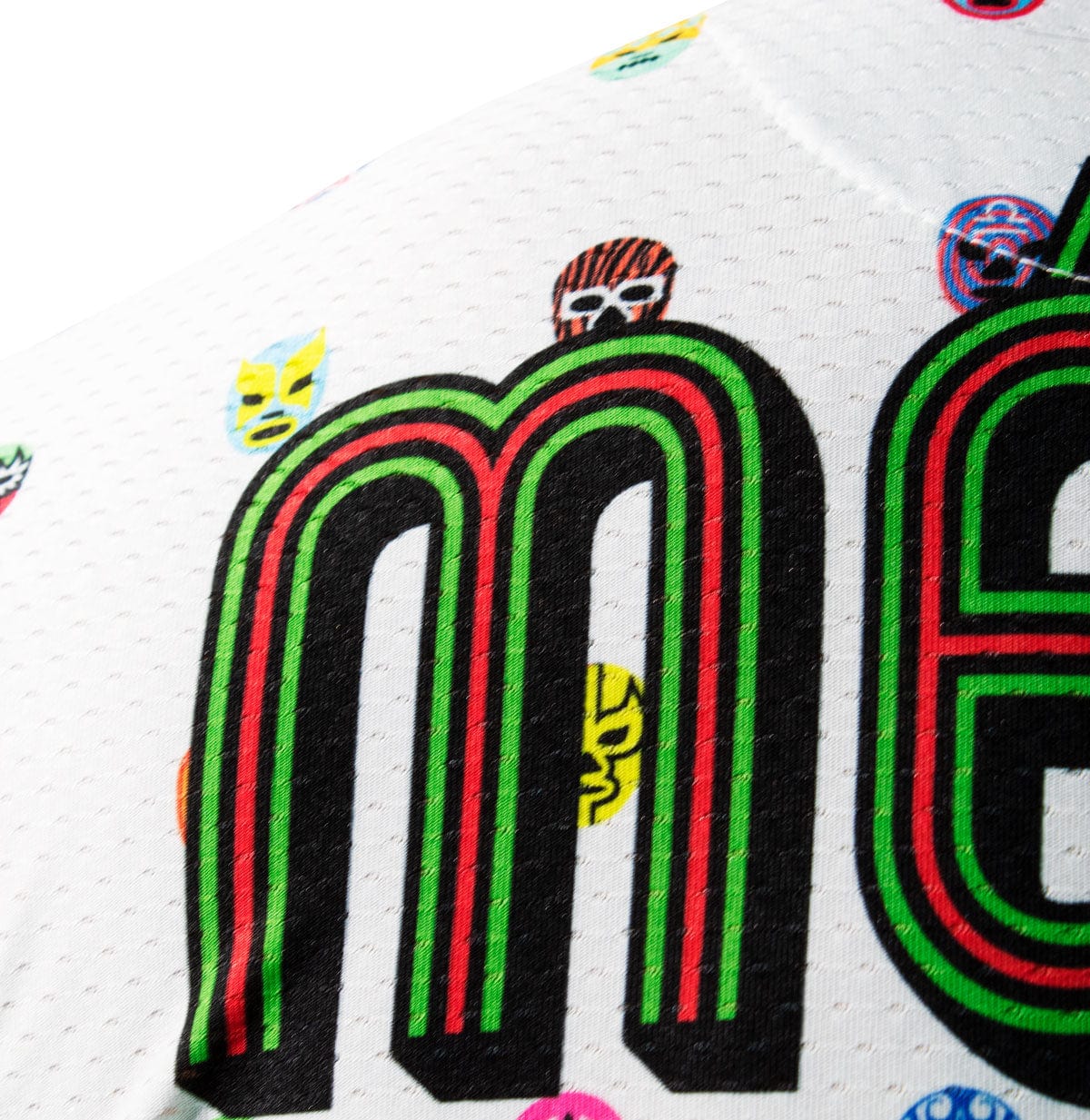 Retroooclothes Jersey Jersey Retrooo México Mascaritas Blanco