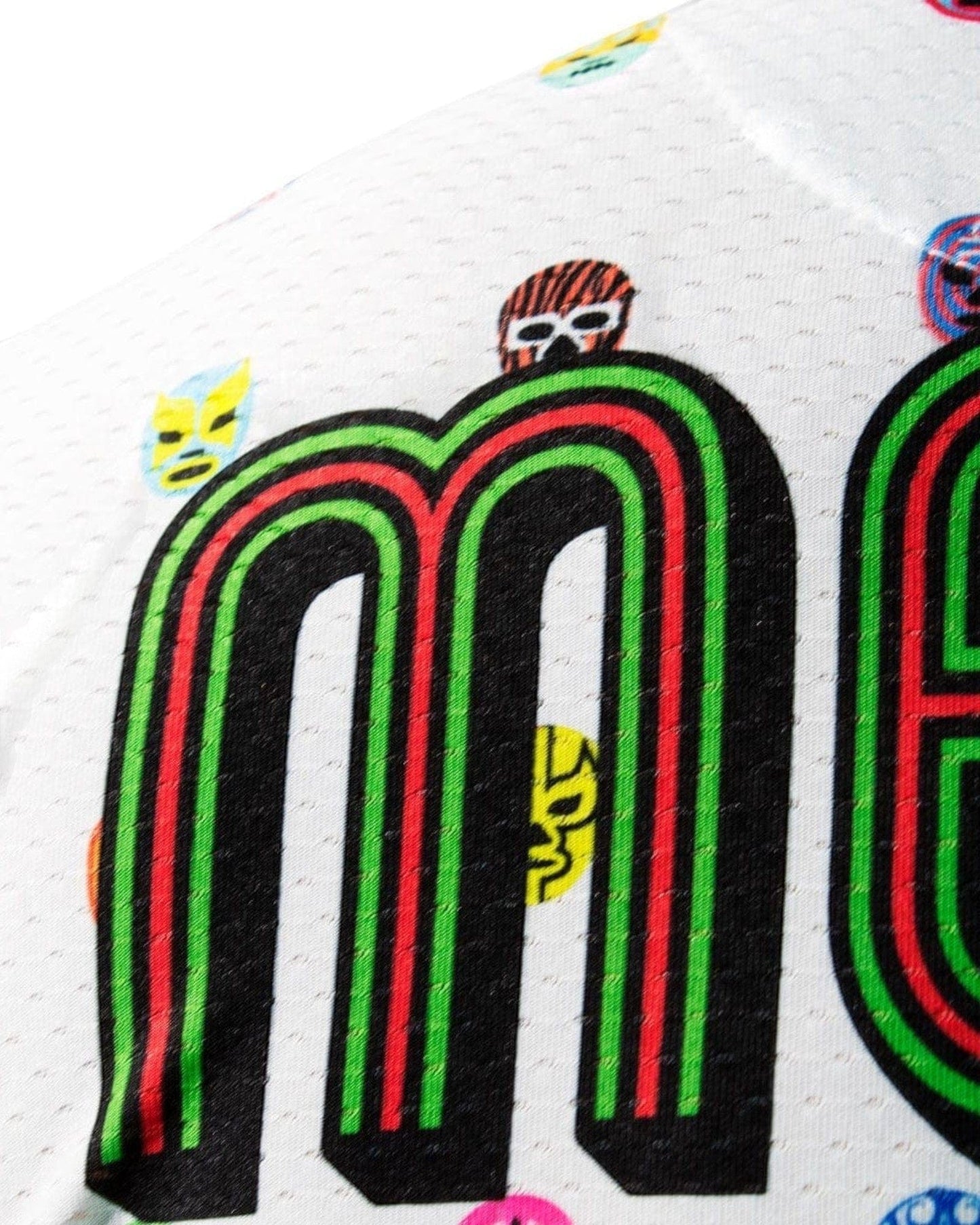 Retroooclothes Jersey Jersey Retrooo México Mascaritas Blanco