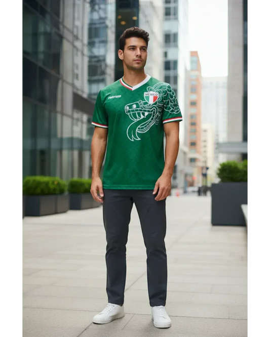 Retroooclothes Jersey Jersey Retrooo México Quetzalcóatl Tricolor
