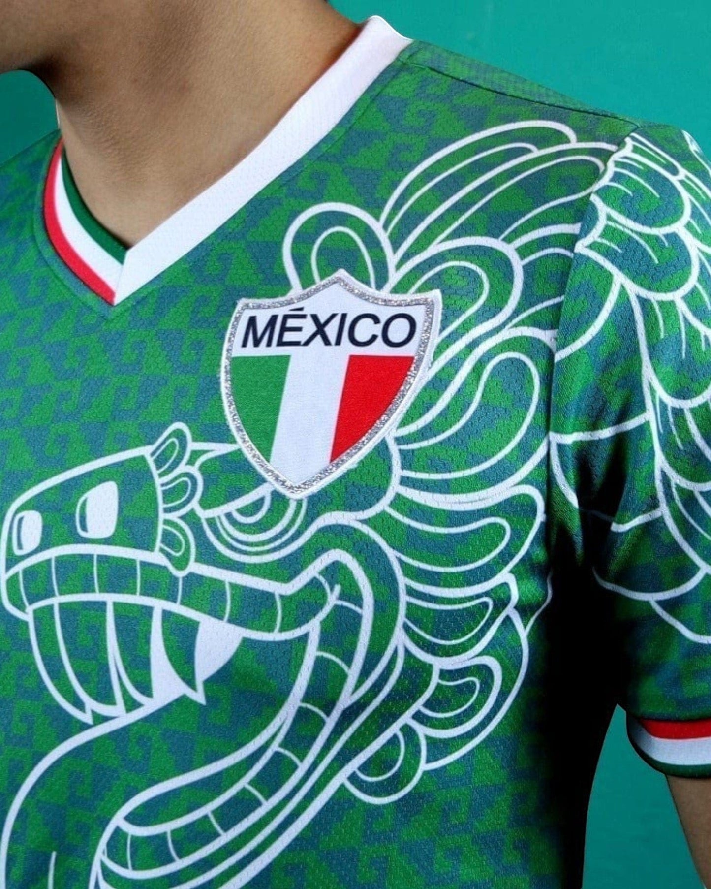 Retroooclothes Jersey Jersey Retrooo México Quetzalcóatl Tricolor
