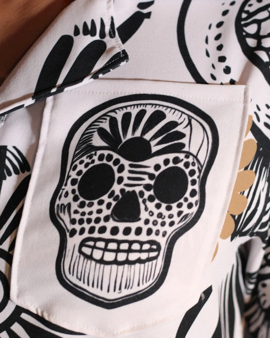 Rosas Torres Camisa Camisa Hawaiana Retrooo Taxco · Pintura Viva