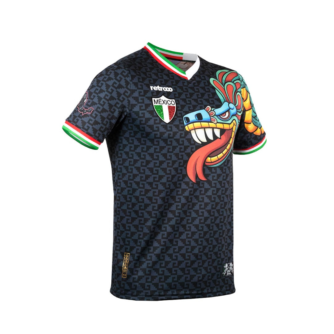 Jersey Retrooo México Quetzalcóatl Obsidiana