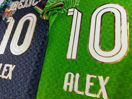 Retroooclothes Detalles en dorado metalizado Agregar personalización especial (tipografía)