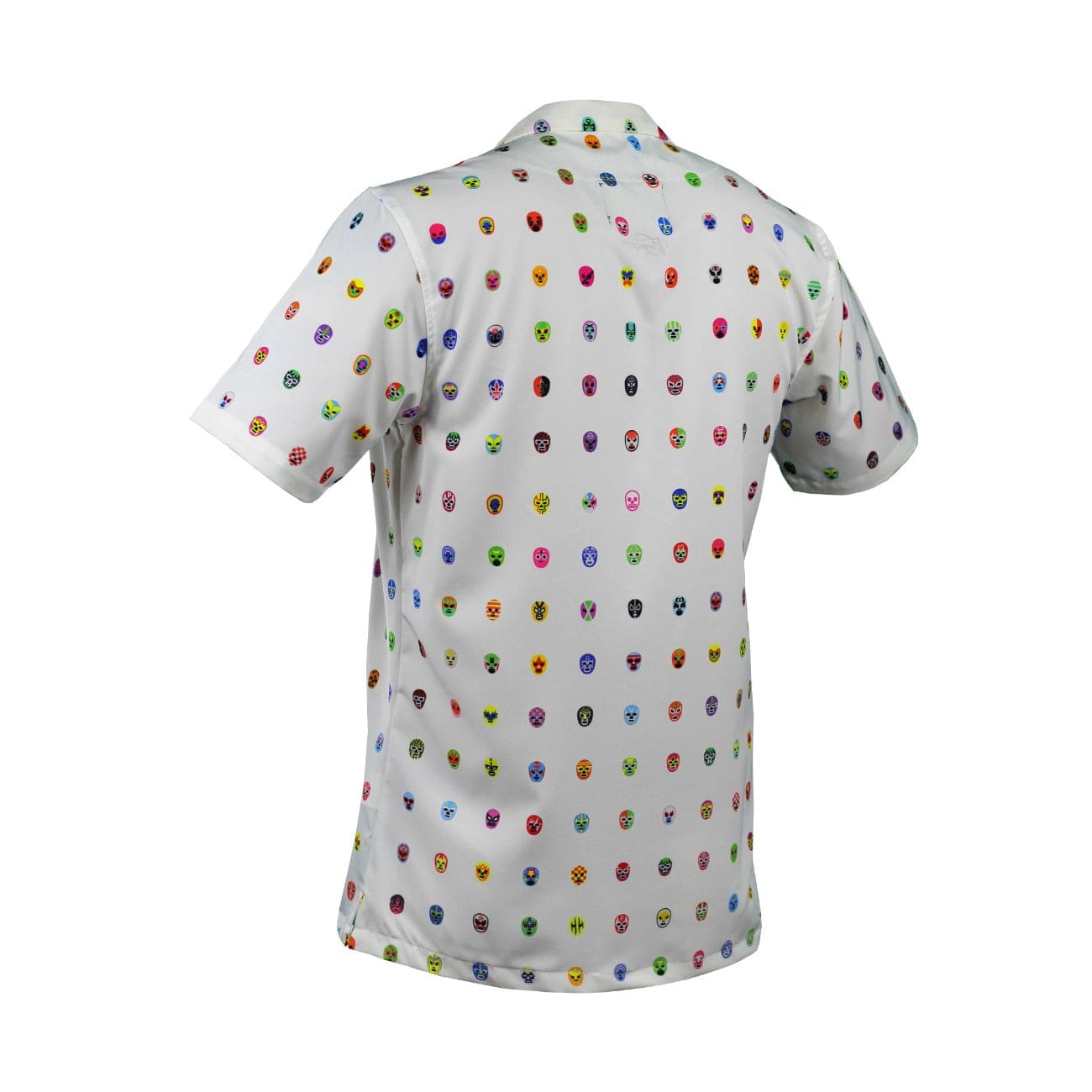 Retroooclothes Jersey Camisa Hawaiana Retrooo México Mascaritas Blanco