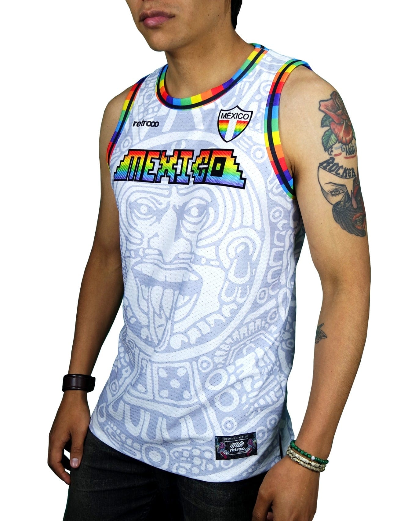 Retroooclothes Jersey Jersey Retrooo México Calendario Azteca Urbano PRIDE