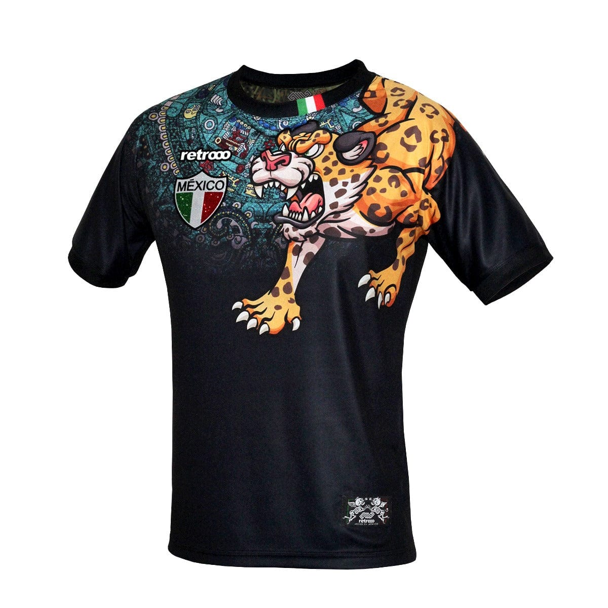 Retroooclothes Jersey Jersey Retrooo México Jaguar Obsidiana