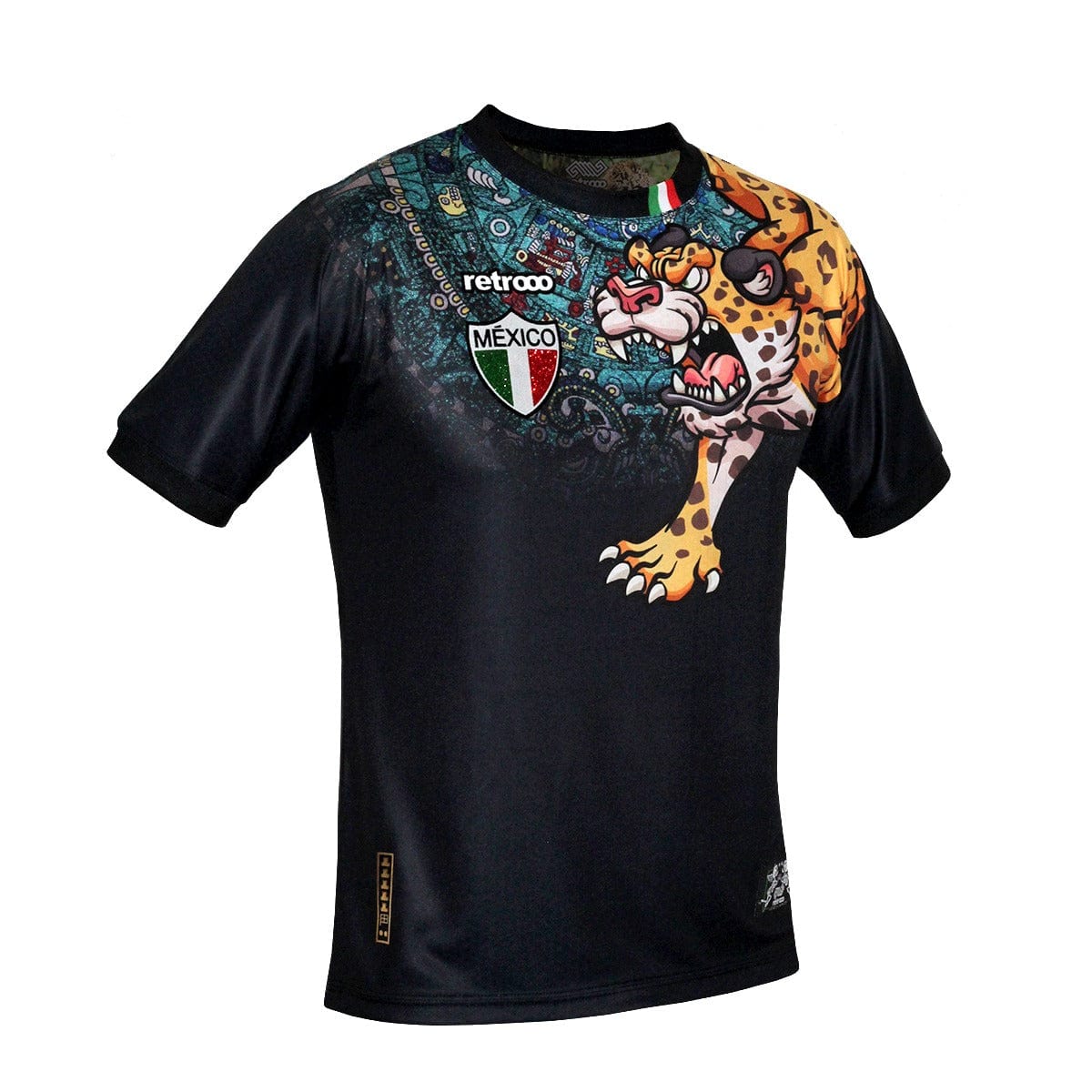 Retroooclothes Jersey Jersey Retrooo México Jaguar Obsidiana