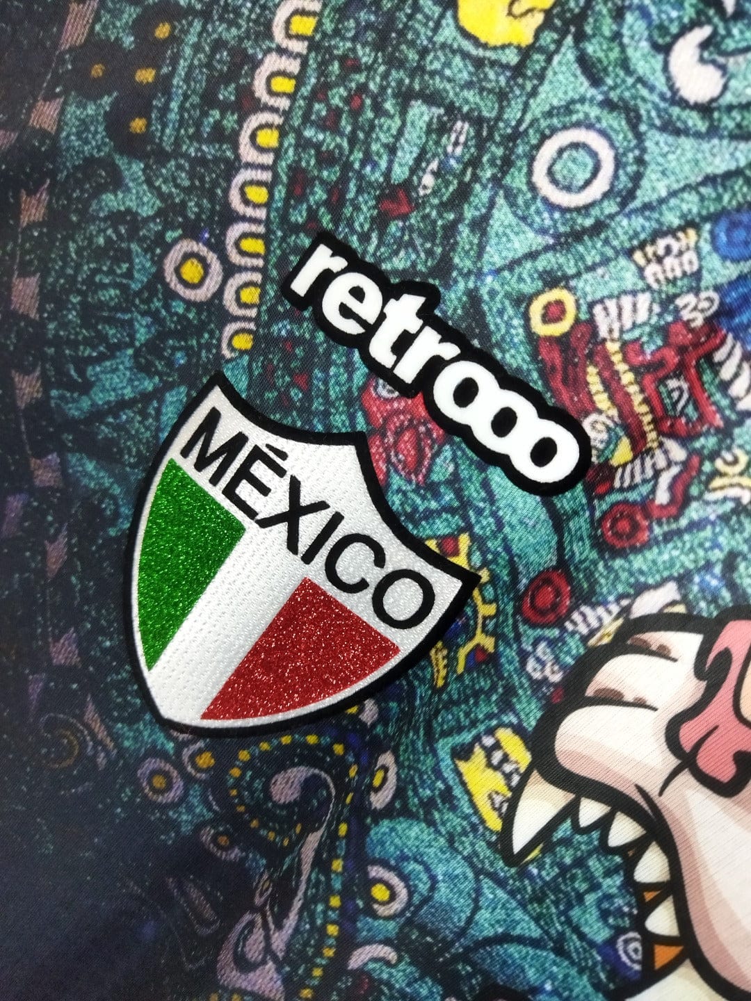 Retroooclothes Jersey Jersey Retrooo México Jaguar Obsidiana