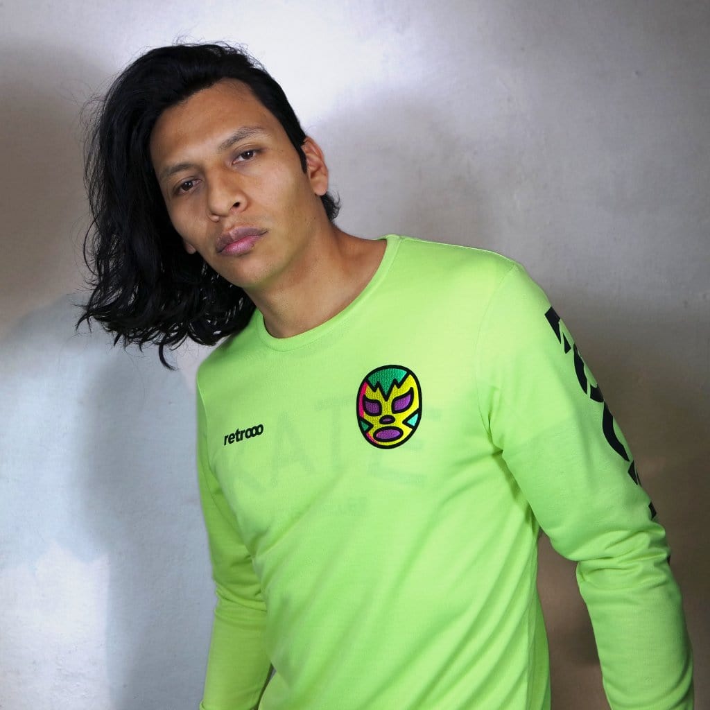 Retroooclothes Sueter Sueter Retrooo Lucha Libre Neón