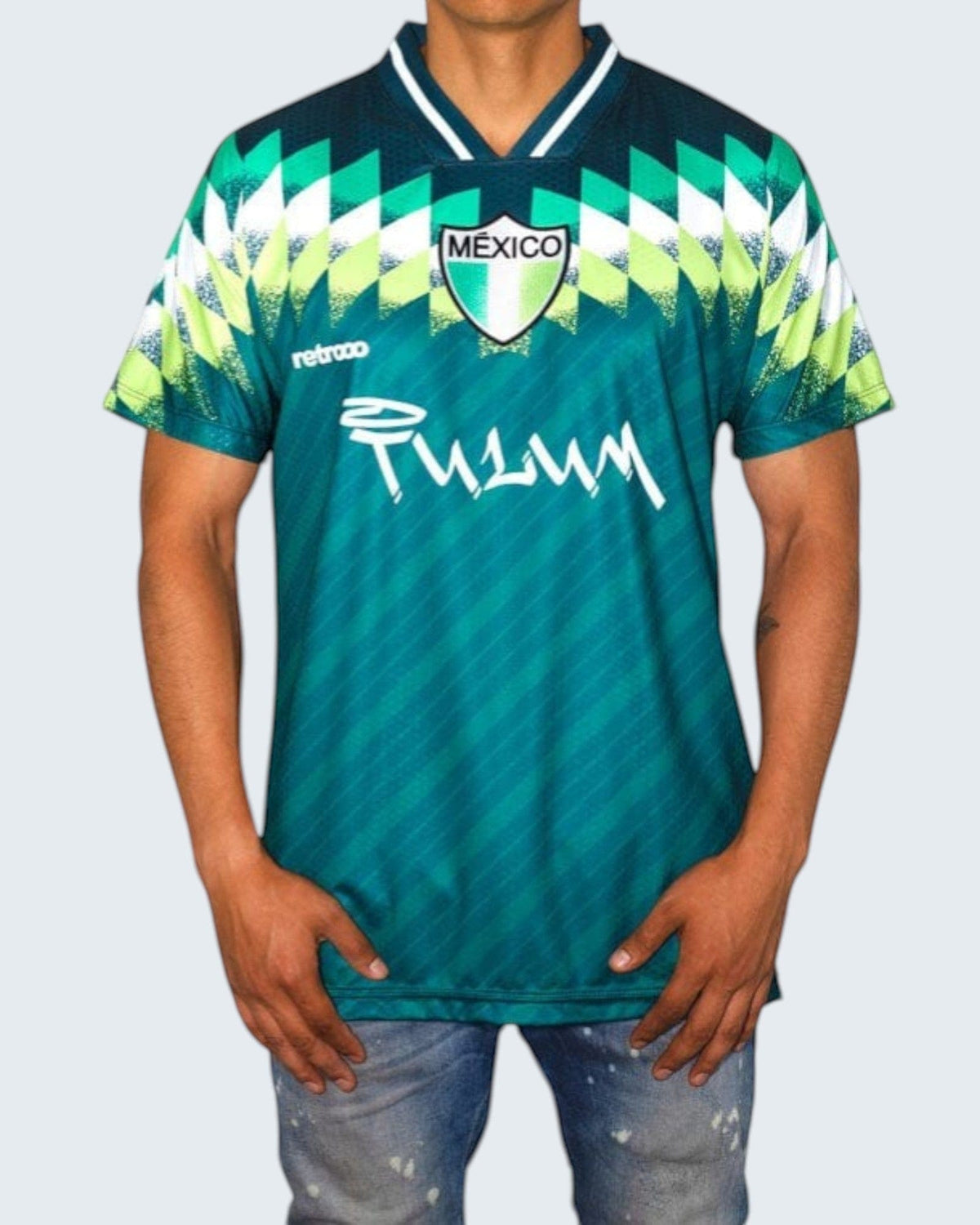 Jersey Retro 90s Cenotes Tulum · Colección Retro 90s Retrooo