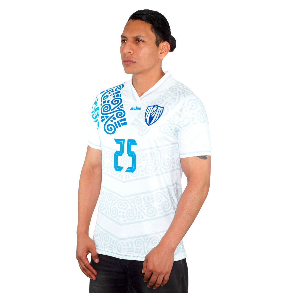 Jersey Rosas Torres México Añil y Blanco