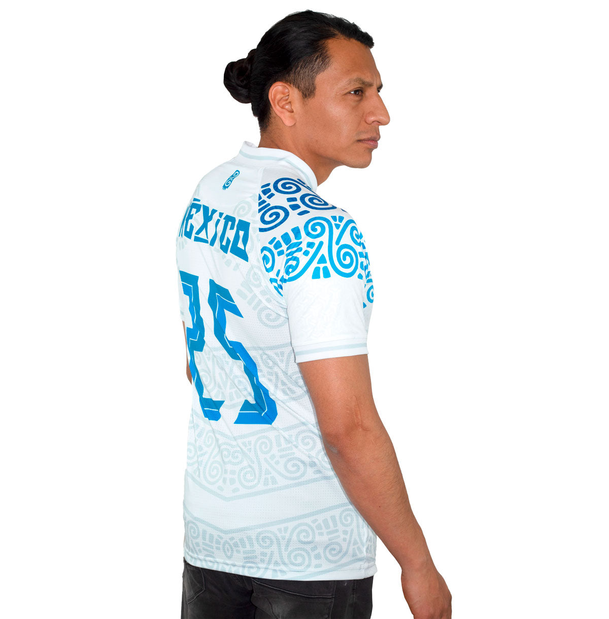 Jersey Rosas Torres México Añil y Blanco