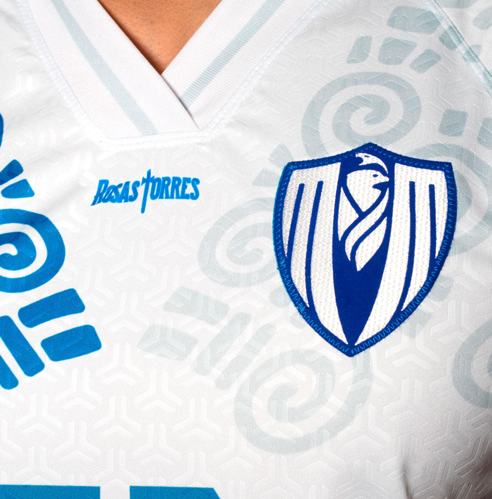 Jersey Rosas Torres México Añil y Blanco