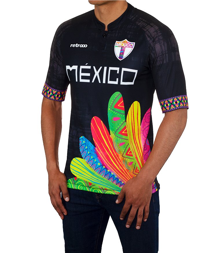 Jersey Retrooo Mexico Quetzalcóatl Tricolor Bkb -  Denmark