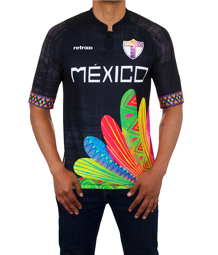 retrooocom Jersey Retrooo Mexico Quetzalcóatl Tricolor BKB