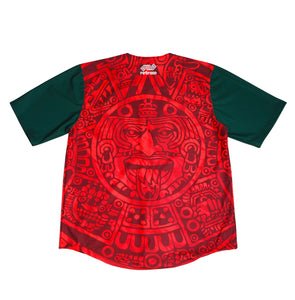 Jersey Retrooo México Béisbol Piedra Del Sol Personalizado