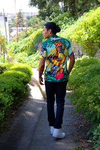 Camisa Hawaiana Retrooo Ft. Mictlart México "El sagrado pulque"