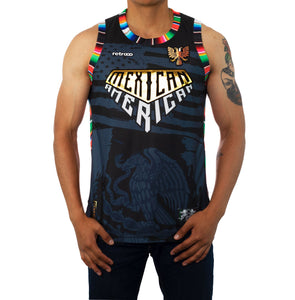 Jersey Retrooo Mexican American Negro Basketball