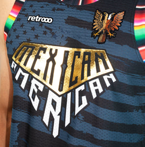 Jersey Retrooo Mexican American Negro Basketball