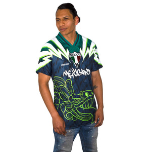 Jersey Retrooo Mexicano Crazy Quetzalcoatl Nopal Nostalgia Noventera 90s deportes casual calidad premium (copia)