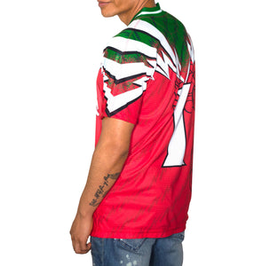 Jersey Retrooo Mexicano Crazy Quetzalcoatl Fuego Nostalgia Noventera 90s deportes casual calidad premium