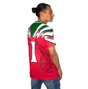 Jersey Retrooo Mexicano Crazy Quetzalcoatl Fuego Nostalgia Noventera 90s deportes casual calidad premium