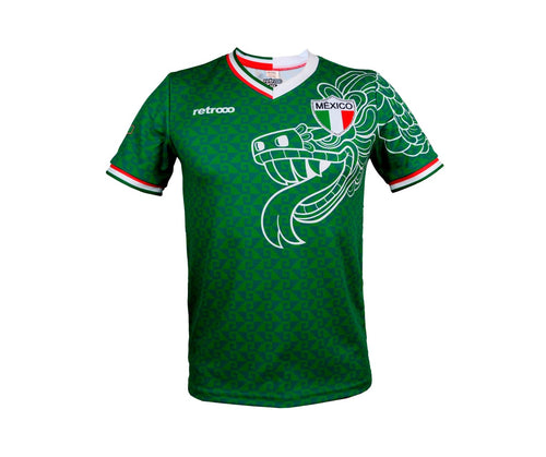 Jersey Retrooo México Quetzalcóatl Tricolor