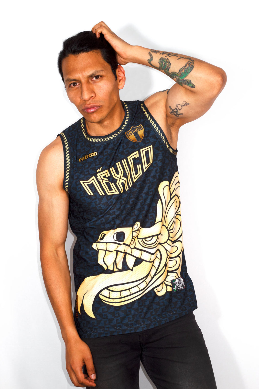 Jersey Retrooo Bkb México Quetzalcoatl Dorado