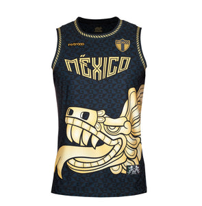 Jersey Retrooo Bkb México Quetzalcoatl Dorado