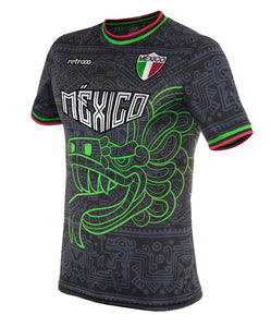 Jersey Retrooo México Obsidiana Urbano con Mangas