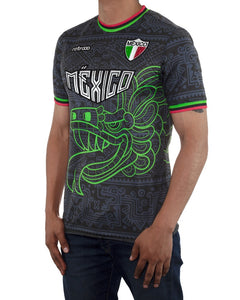 Jersey Retrooo México Obsidiana Urbano con Mangas