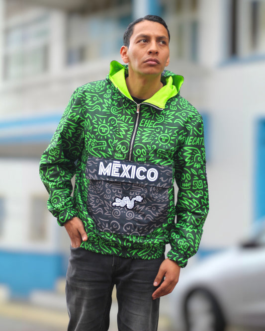 Rompevientos Retrooo México - Edición Ehécatl | Dios del Viento Premium