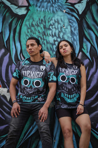 Jersey Retrooo México Tezcatlipoca Jade Con Mangas