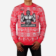 Cargar imagen en el visor de la galería, Sudadera Navideña Lucha Libre Mexicana Navidad