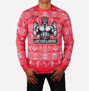 Sudadera Navideña Lucha Libre Mexicana Navidad