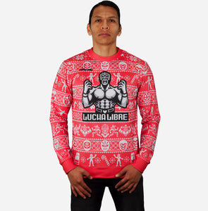 Sudadera Navideña Lucha Libre Mexicana Navidad