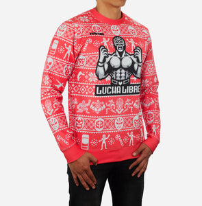 Sudadera Navideña Lucha Libre Mexicana Navidad