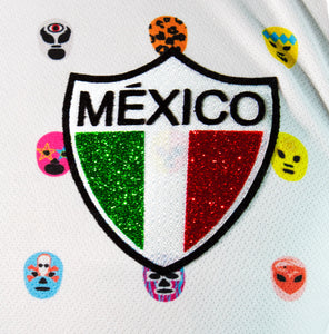 Jersey Retrooo México Mascaritas Blanco