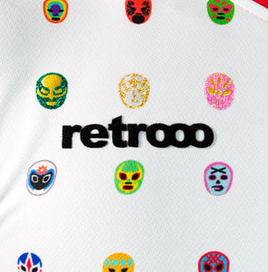 Jersey Retrooo México Mascaritas Blanco