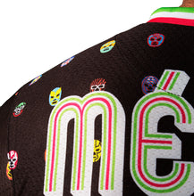 Cargar imagen en el visor de la galería, Jersey Retrooo México Mascaritas Negro