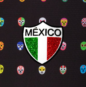 Jersey Retrooo México Mascaritas Negro