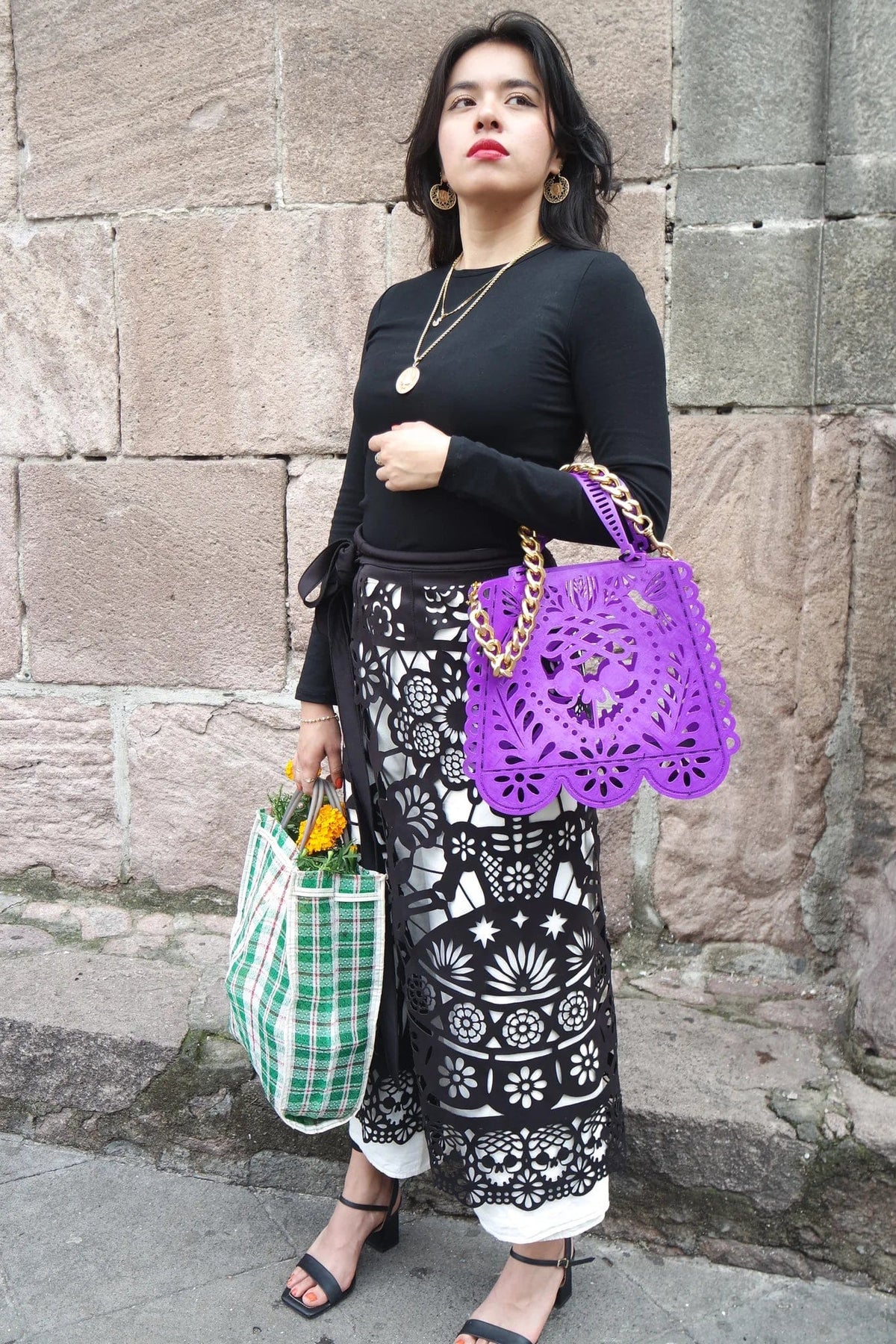 Mexclart Bolsa Bolsa de Mandado Mexclart Papel Picado · Calados del Alma